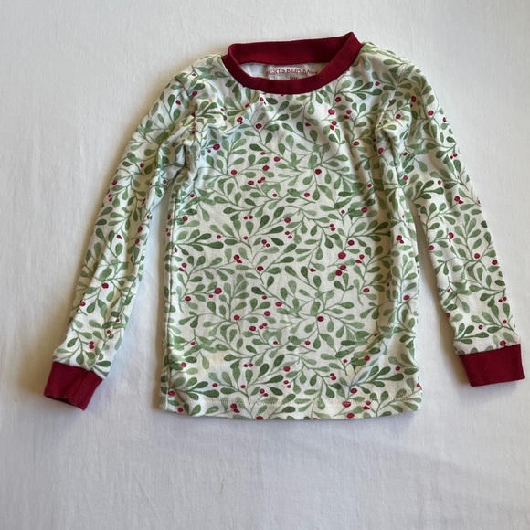 Burt's Bees Baby Boughs of Holly 2- piece Pajama Set Size 18 Months - Picture 3 of 10